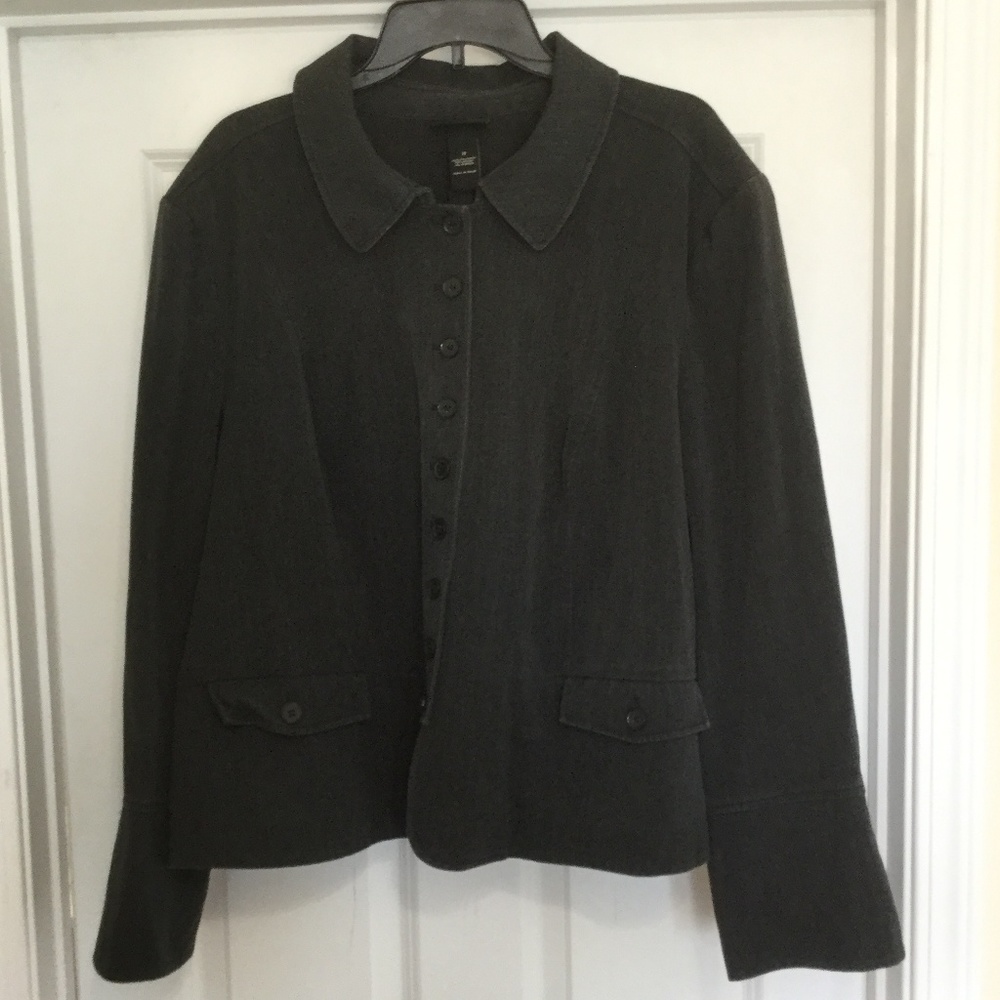 Lane Bryant Size 26 Button Front Jacket Guc - image 1